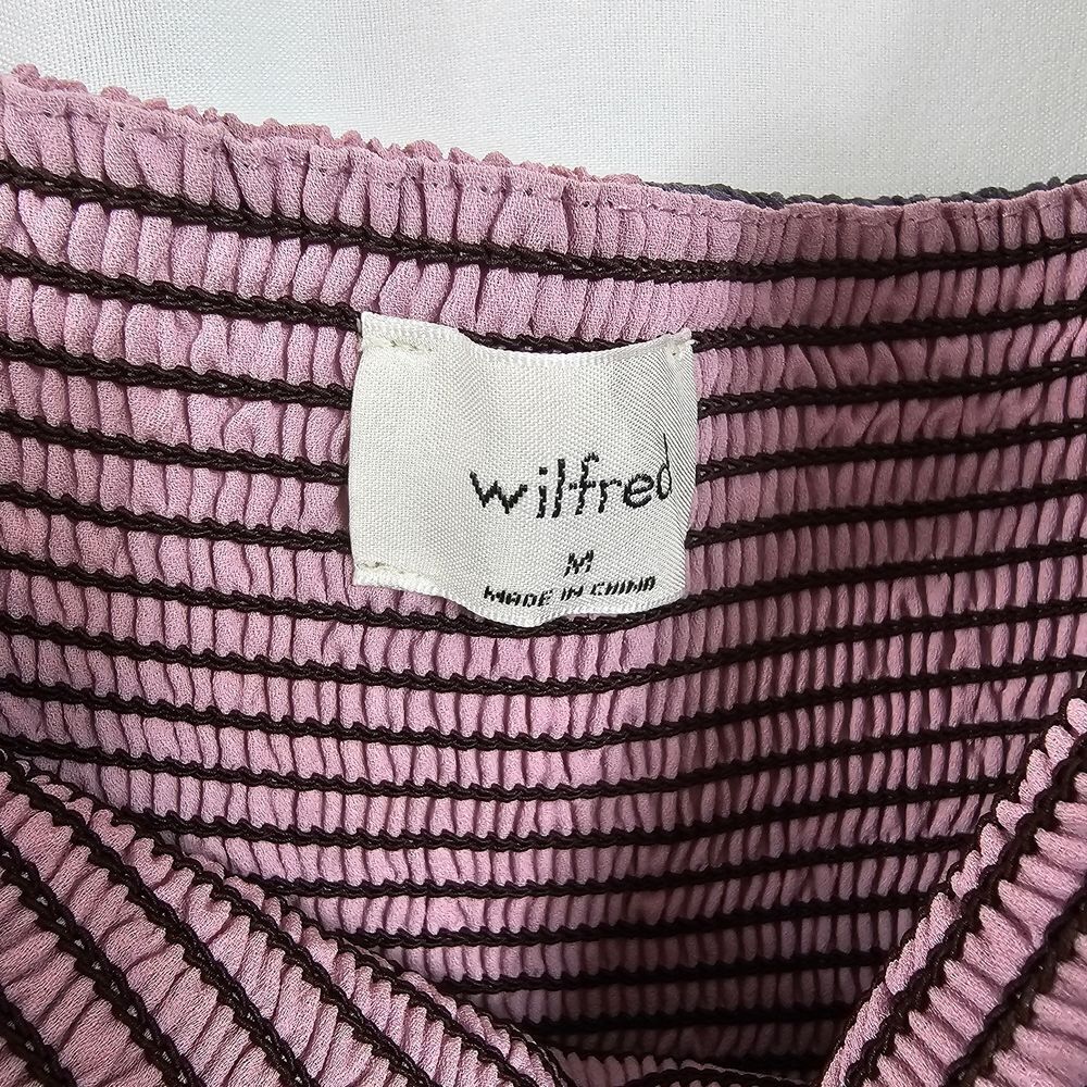 Aritzia Wilfred Tempest Mini Dress in Light Foxfire - Size M - Picture 2 of 9